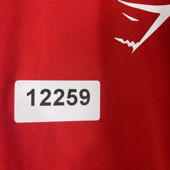 Gymshark Shirt Mens Extra Large Red Performance Short Sleeve T-Shirt Tee Adult - Picture 11 of 11